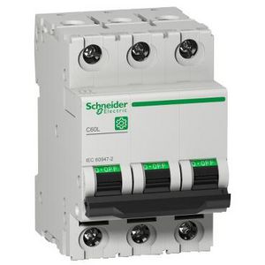 Installatieautomaat 3-polig In= 1A C-karakteristiek Multi9 C60L