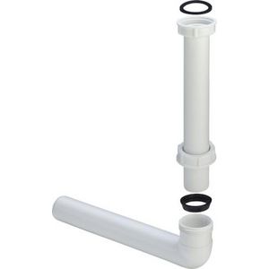 Afvoerbocht 1 1/4x32 kunststof/wit