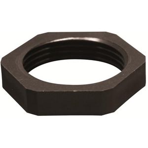 Locknut Polyamide 6+25 glasvezel 1/2NPT Zwarte RAL9005