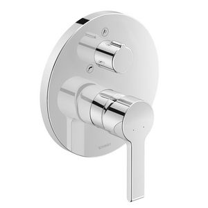 Inbouw eenhendelbadmengkraan chroom m omstel/beveiliging KWC