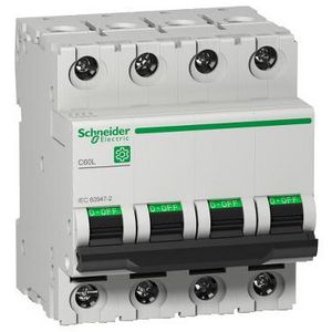 Installatieautomaat 4P In= 10A C-karakteristiek Multi9 C60L