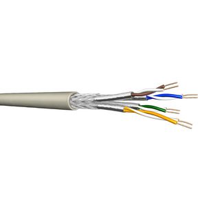 Haspel a 500m. ToughCat cat 7 S/FTP LSHF-FR gy# 4x2x0,27mm²