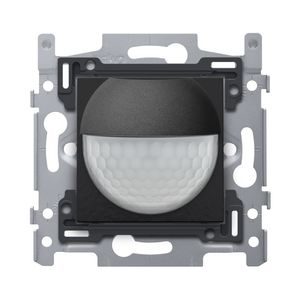 Bewegingsmelder 230V 8m 180° wanddetector inb.doos pianobl
