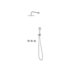 Afbouwdeel regendouche IVY combiset Bond 4 inbouwthermostaat symmetry chroom CSB4CRCBAC incl. inbouwbox