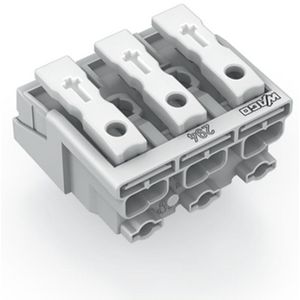 Kroonklem Drukknop extern z. PE-contact wit 294-5003 VVE=500
