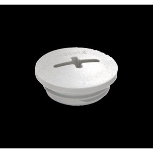 Blindstop kunststof M16x1,5 glasvezelversterkt, grijs (EVSG16LG)