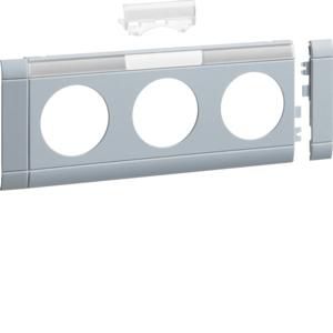 Afdekraam met tekstveld wcd 3-voudig halogeenvrij alulook