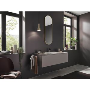 Wastafelmengkraan 110 Talis E brushed black chrome 71712340