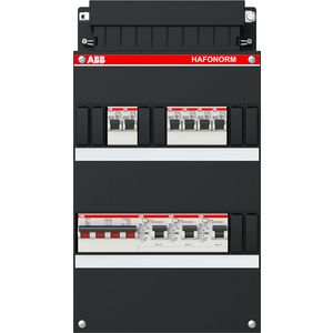 Groepenkast 6 groepen achter 3x 30mA + HS 3-fase 1SPF006905F0732