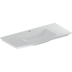Meubelwastafel afleg L/R 105x48cm met kraangat wit Keratect ONE