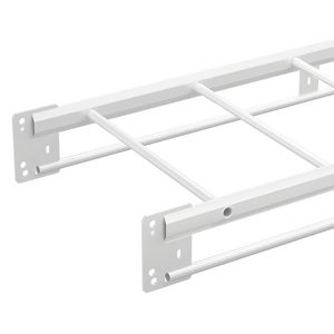 Lengte a 6m. Kabelladder 500mm KHZV zinkpox wit RAL9010