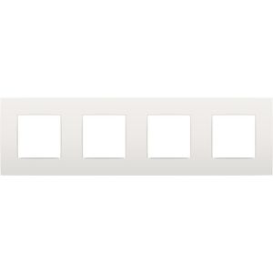 4-voudig afdekplaat hoh 71mm Intense white