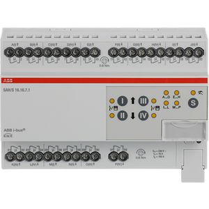 Schakel/Jaloezie aktor KNX 16-voudig 24V DC 16A DIN-rail (SAH/S16.16.7.1)
