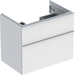 iCon wastafelonderkast 2x la 75cm wit mat / greep wit mat