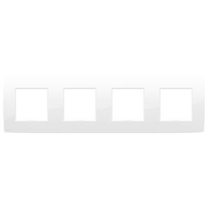 4-voudig afdekplaat hoh 71mm Original bright wh