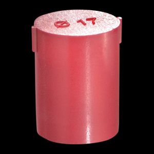 Blindstop kunststof 17mm tbv onder andere Wiska SPRINT kabelwartels (BS17) VVE=50