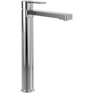 Eengreeps wastafelkraan verhoogd Architectura Chrome