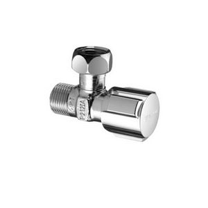 Hoekreglkraan Frankrijk chroom 3/8" met losse moer 3/8"