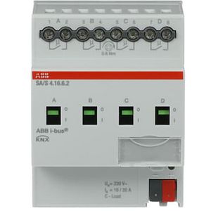 Schakelaktor prof KNX 4-voudig 16A energiefunctie (SA/S4.16.6.2)