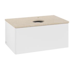Wastafelonderkast Antao 800x360x500mm White Matt Lacquer K30053MT