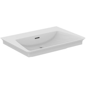 Wastafel 660x470x145mm wit z. kraangat m. overloop La Dolce Vita Vanity