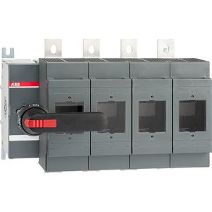 Veilighedenlastscheider OS 630A 4P din 3 mechanisme links