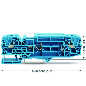 2-draads basisklem test rail 35x15+35x2006-8664 VVE=12