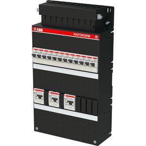 Installatiekast 12x achter 3x30mA, 3-f Installatiekast