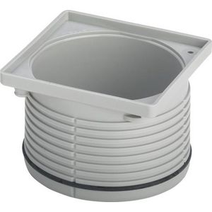 Opzetframe 100x100 kunststof/grijs