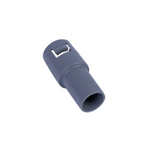 Verloop PE Polvite tbv flex 20mm x 5/8" & 3/4" grijs