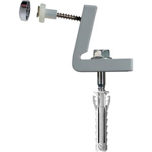 Closetbevestiging WB 5N met montagehoek incl. plug, schroef en kap VVE=50