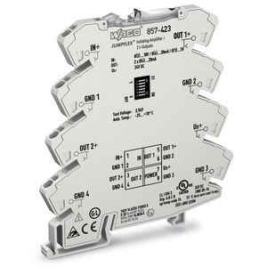 Scheidingsversterker Stroom/spanningsing 2xstroomuitg857-423