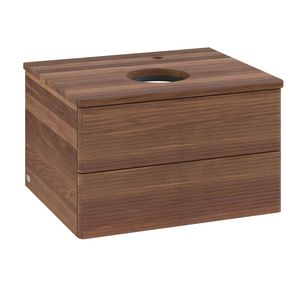 Wastafelonderkast Antao 600x360x500mm Warm Walnut K18152HM