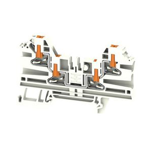 Doorvoer bl. PUSH IN wit 2.5mm2 24 A 800 V nr. VVE=50