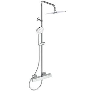 c100 douchesysteem hoofddouche 20x20cm douchetherm chroom A7540