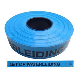 Waarschuwingslint waterleiding (blauw)