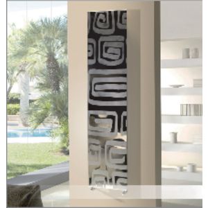 Designradiator Lola 450x1516x40 RVS satin horizontaal 1215W