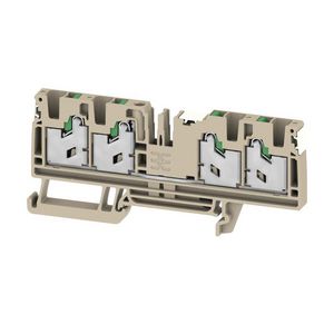 Doorvoer bl. SNAP IN d. beige 4mm2 32 A 1000 V VVE=50