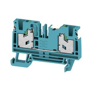 Doorvoer bl. SNAP IN blauw 4mm2 32 A 1000 V nr. VVE=50