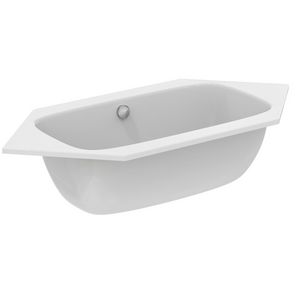 Duobad I.LIFE 6-hoek 190x90cm wit excl. badpoten