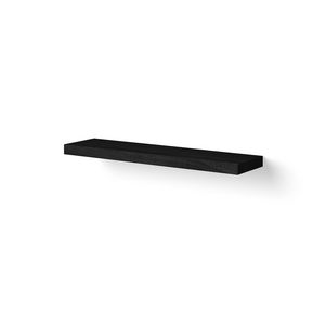 Wooden Wall Shelf Free 60cm, eiken black