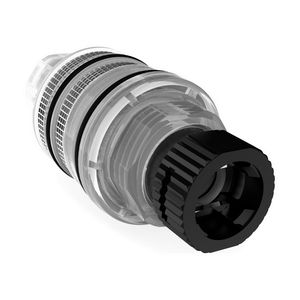 Thermostatisch regeldeel zonder afsluiting