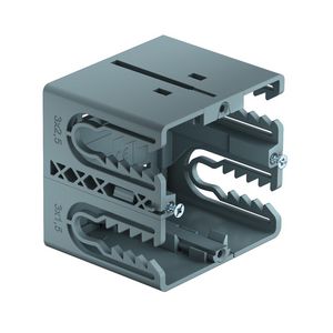 Apparatuurinbouwdoos SIGNA BASE 1-v 66x68x71mm blauwgrijs RAL7031