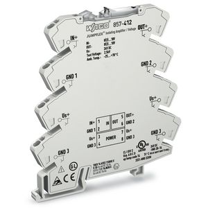 Scheidingsversterker Spanningsignaal ingang/uitgang 857-412