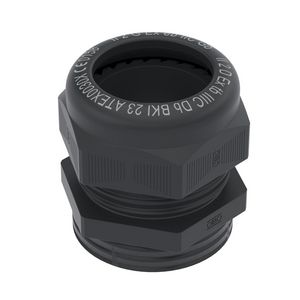 Wartel EX trekontlasing IP68 M63 polyamide zwart VVE=5