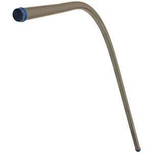 PVC doorvoerbocht Ø75mm R50 1200x4000mm grijs