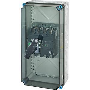 Mi Lastschakelaark. 400A 4 polig BM3 300x600mm +PE klem