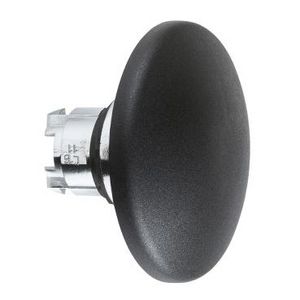 Drukknop Ø60 Ø22mm Zwart