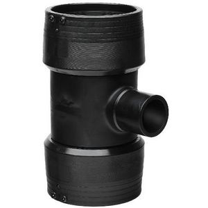 PE100 LU E-verloop T-stuk 200x160mm SDR11