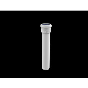 Lengte a 25cm PP AS+ riool afvoerbuis 50mm lichtgrijs geluidsarm 1x mof
